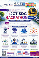 JCT SDG Hackathon 2026 Hackathon Poster